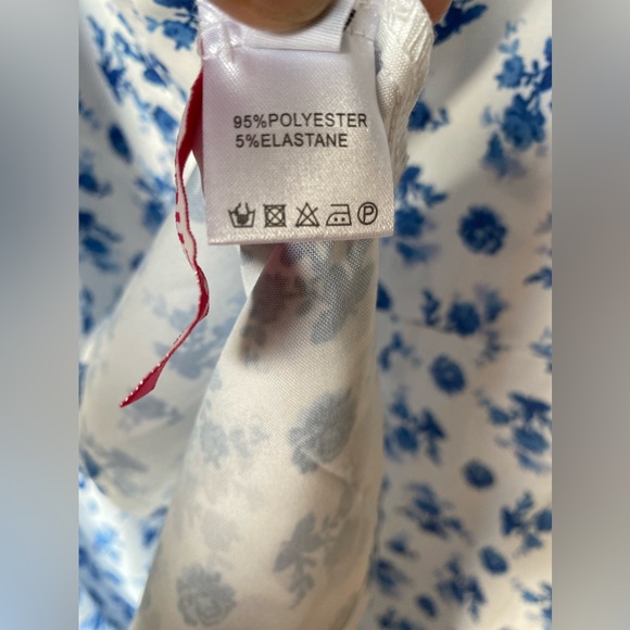 Cottagecore Castlecore Milkmaid Ditsy Floral Dress Romantic French Marthea - Picture 9 of 9